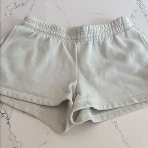 Aritzia Women's Light Green Shorts